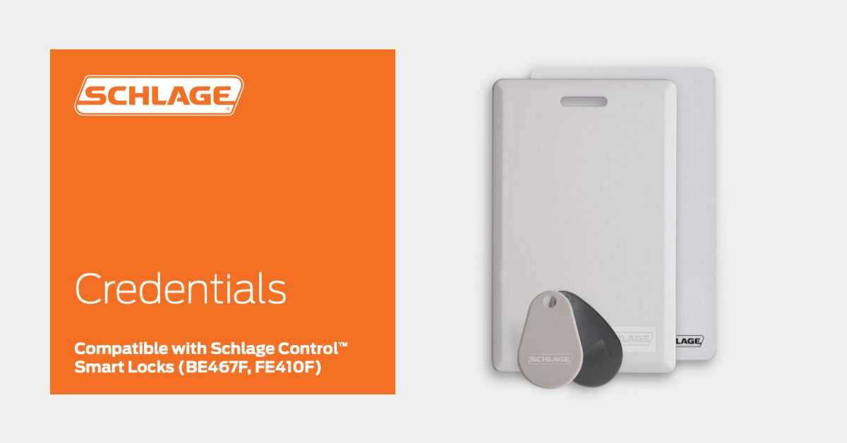 Schlage Control™ Smart Lock Credentials – Secure, Smarter Access for Multifamily Properties
